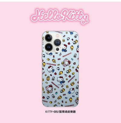 三麗鷗-鈦晶雕彩繪雷射流光膜-凱蒂系列5