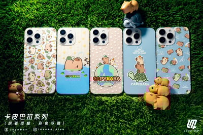 授權-彩繪晶雕-卡皮巴拉系列1