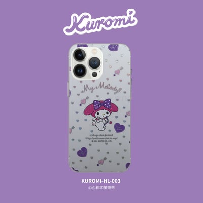 三麗鷗-鈦晶雕彩繪雷射流光膜-酷洛米系列3