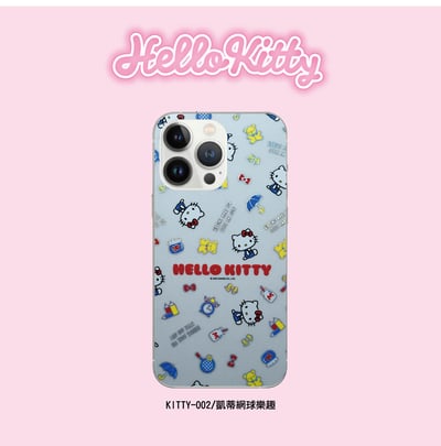 三麗鷗-鈦晶雕彩繪雷射流光膜-凱蒂系列2