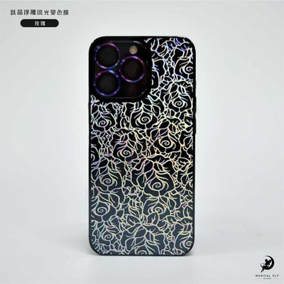 3D鈦晶雕流光膜-玫瑰1