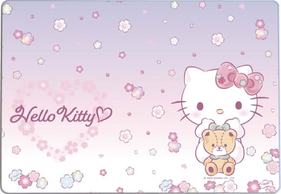 三麗鷗-彩繪晶雕筆電膜-凱蒂系列4