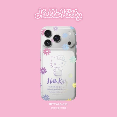 三麗鷗-鈦晶雕流光變色膜-凱蒂系列11