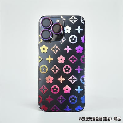 鈦晶雕彩虹流光變色膜2