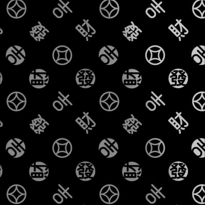 黑占-A3晶雕膜-富貴1