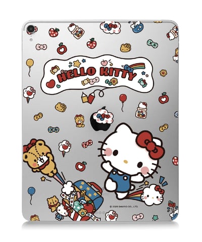 三麗鷗-彩繪晶雕平板膜-凱蒂系列3