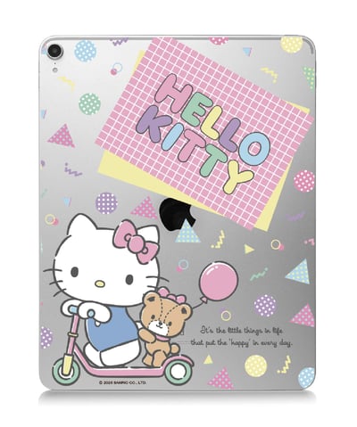 三麗鷗-彩繪晶雕平板膜-凱蒂系列2