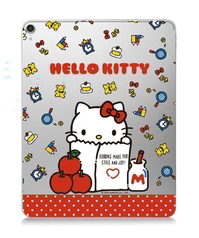 三麗鷗-彩繪晶雕平板膜-凱蒂系列1