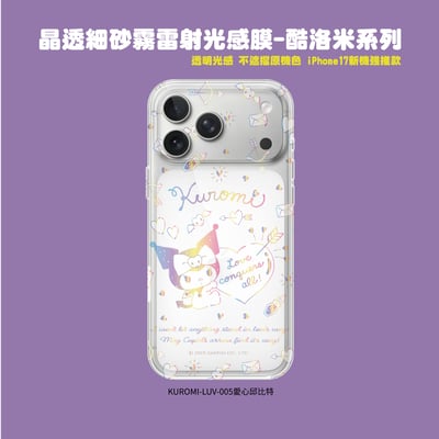 三麗鷗-晶透細砂霧雷射光感膜-酷洛米系列5