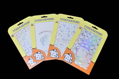 三麗鷗-鈦晶雕流光變色膜-布丁狗5