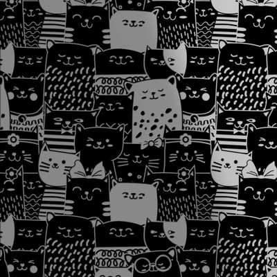 黑占-A3晶雕膜-擠擠貓1