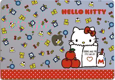 三麗鷗-彩繪晶雕筆電膜-凱蒂系列1