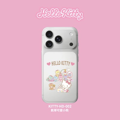 三麗鷗立體晶雕彩膜-凱蒂系列3