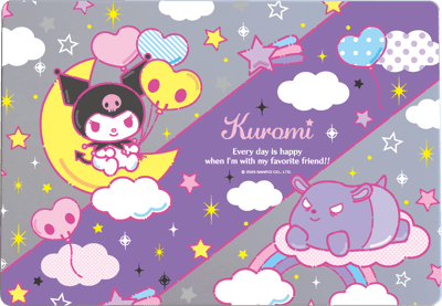 三麗鷗-彩繪晶雕筆電膜-酷洛米系列2