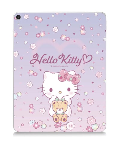 三麗鷗-彩繪晶雕平板膜-凱蒂系列4