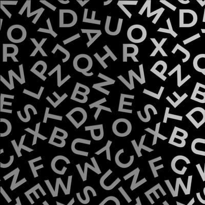 黑占-A3晶雕膜-跳耀字母1