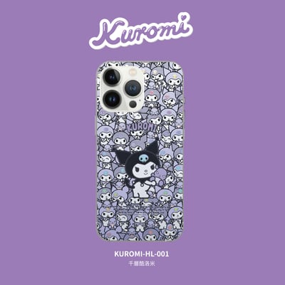 三麗鷗-鈦晶雕彩繪雷射流光膜-酷洛米系列1