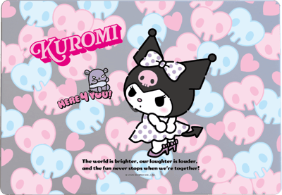 三麗鷗-彩繪晶雕筆電膜-酷洛米系列1