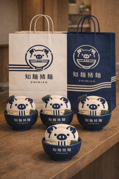 知麵豬麵ZHIMIAN / Visual Identity1