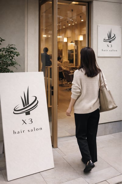 X3 HAIR SALON / Visual Identity2