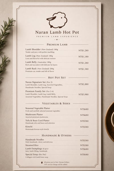納蘭羊肉火鍋 / 餐飲4