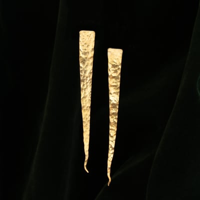 黃銅 煙霏耳飾1