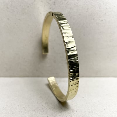 黃銅 鎚造手環6