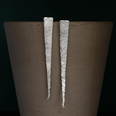 黃銅 煙霏耳飾9