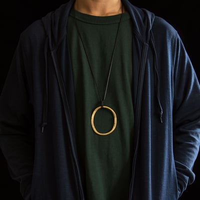 黃銅 斑駁項鍊6