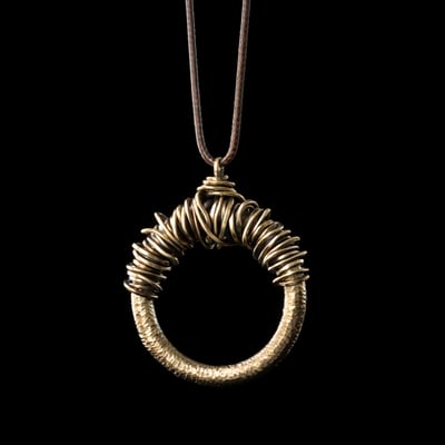 黃銅 纏繞項鍊3