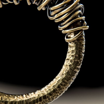 黃銅 纏繞項鍊5