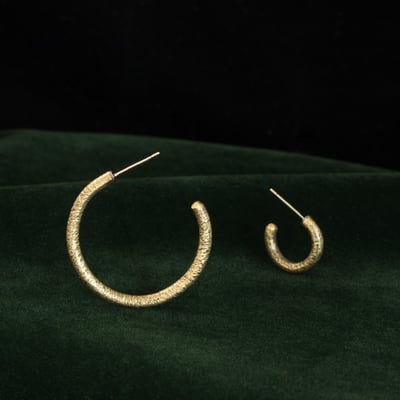 黃銅 斑駁耳飾9