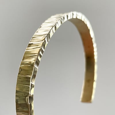 黃銅 鎚造手環8