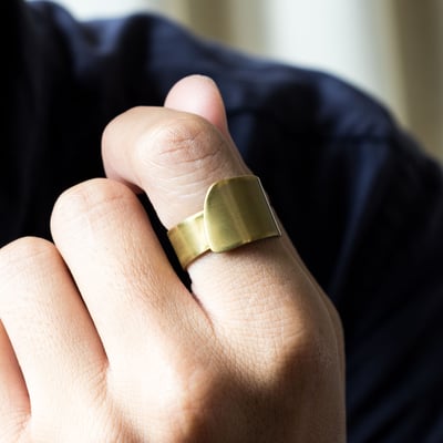 黃銅 圍繞戒指9