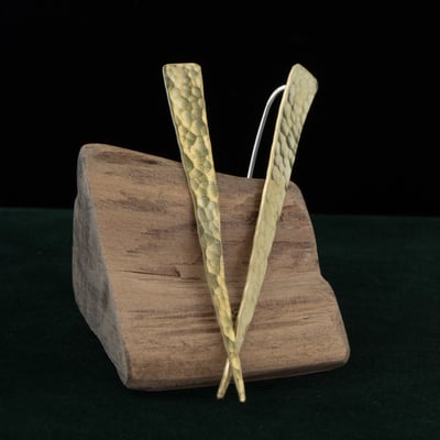 黃銅 煙霏耳飾6