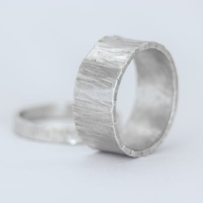925銀 鎚造戒指5