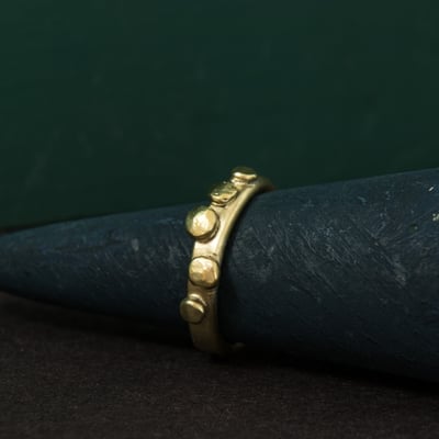 黃銅 落珠戒指3