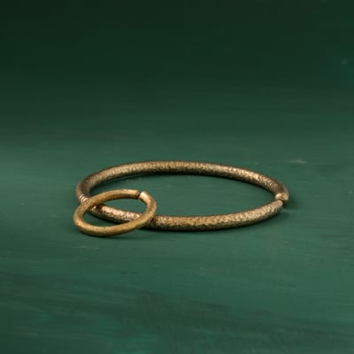 黃銅 斑駁戒指7