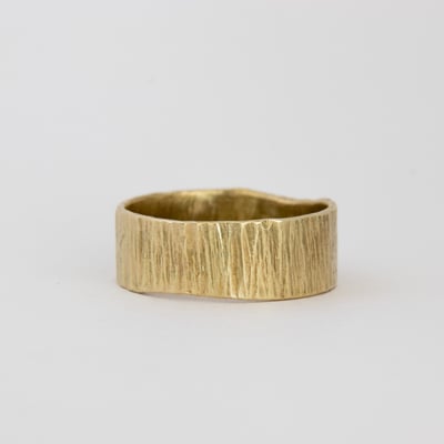 黃銅 鎚造戒指5