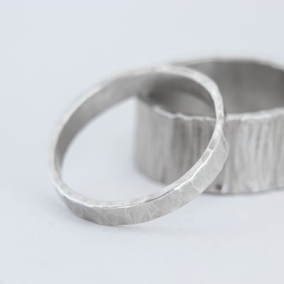 925銀 鎚造戒指6