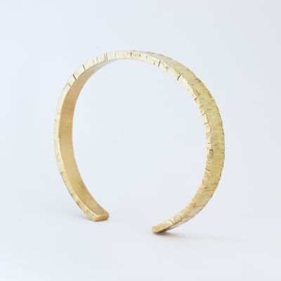 黃銅 鎚造手環4