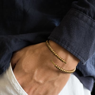 黃銅 銅珠手環