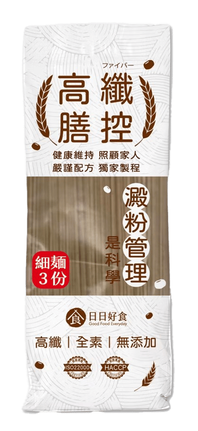 【日日好食】高纖膳控醣細麵-1包/3人份3
