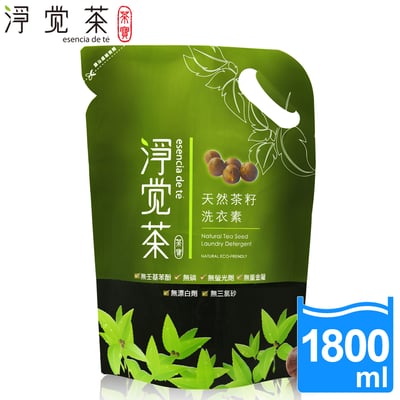 【茶寶】淨覺茶天然茶籽洗衣素1瓶+6包組合3