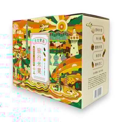 【翠菓子】走走寶島米果禮盒(20gx25包)2