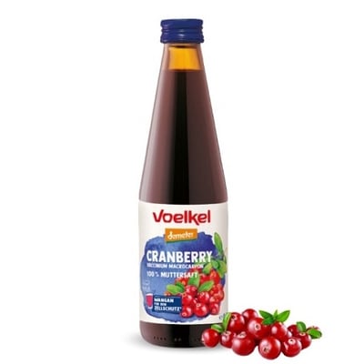 【voelkel】 蔓越莓原汁330ml*期限2026.10.31*1