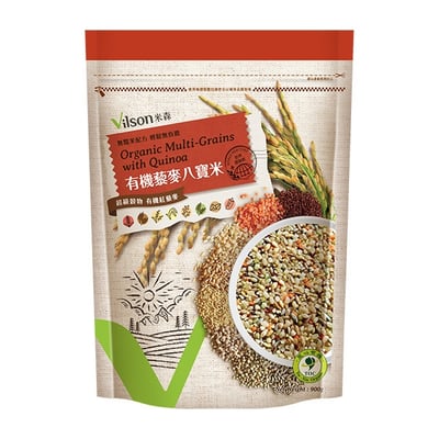 【米森 】有機藜麥八寶米(900g/包)1
