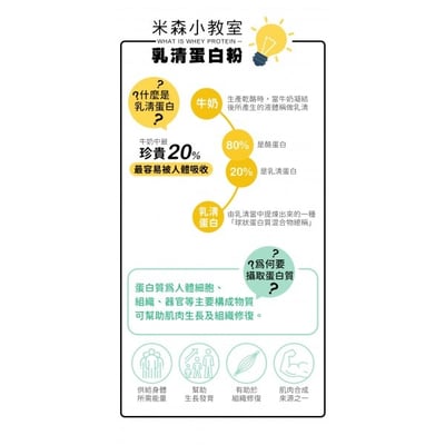 【米森 vilson】無加糖分離乳清蛋白飲-紫心地瓜(40gx6包/盒)4