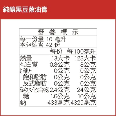 【味榮】純釀黑豆蔭油油膏420ml2