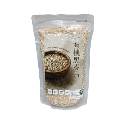 【晨雙】有機黑麥片(350g/包)*效期 2027.06.15*2